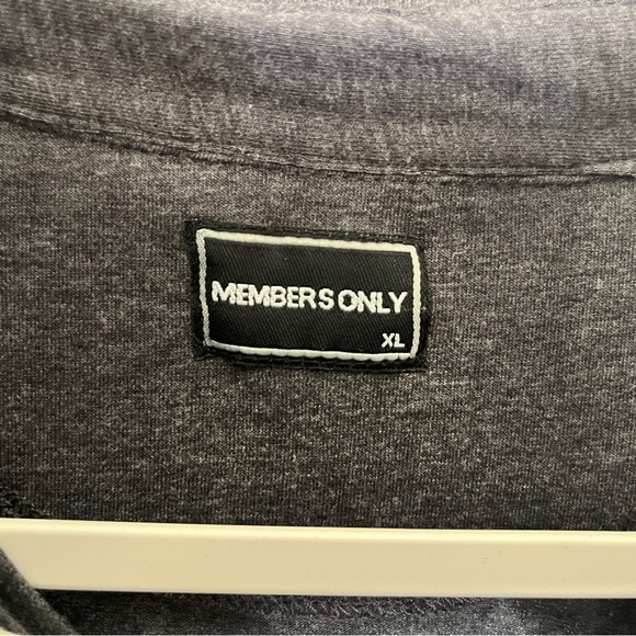 Member’s Only Gray Short Sleeve Polo, Sz XL - Picture 6 of 8